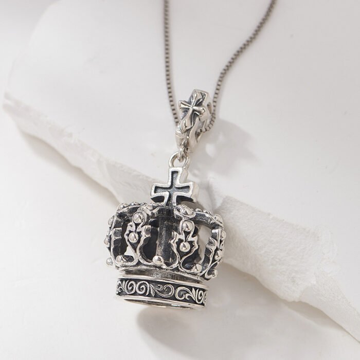 925 Silver Crown Necklace_03
