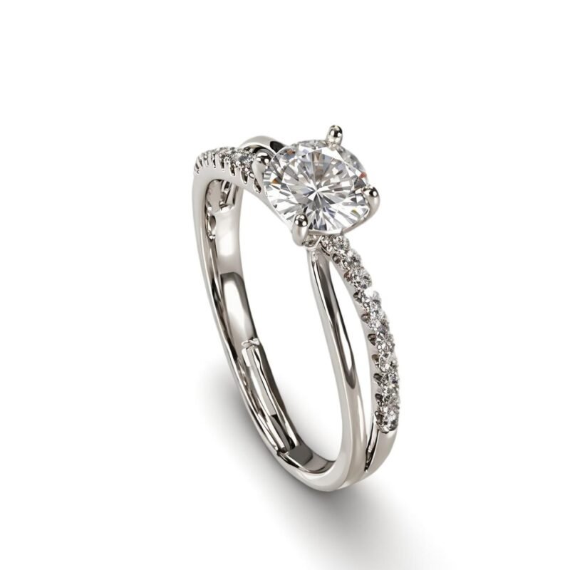 Flower Design Gemstone Ring (5)