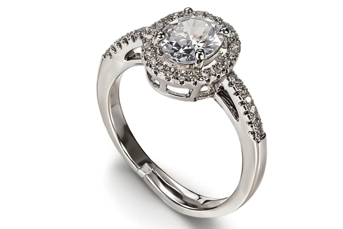 Flower Design Gemstone Ring (9)