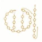Korean-style plum blossom jewelry set
