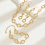 Korean-style plum blossom jewelry set_01
