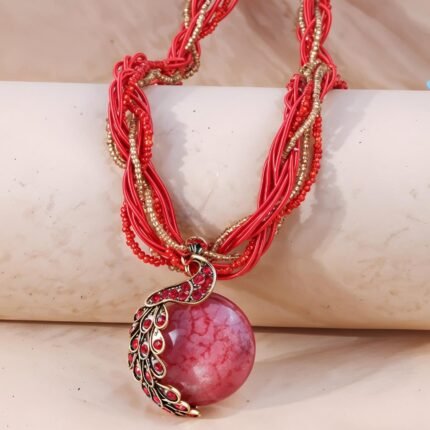 Peacock Layered Necklaces_Ring (3)