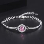 Valentine's Day Pink Zircon Jewelry Set_02