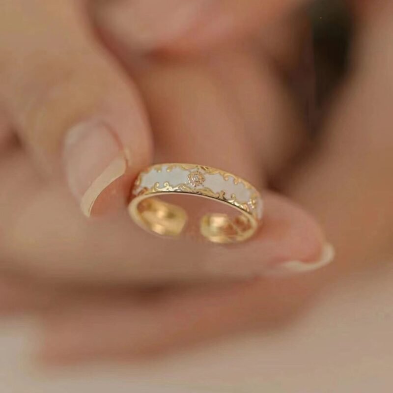 Vintage Couple Enamel Rings_Ring02