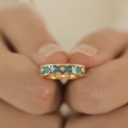 Vintage Couple Enamel Rings_Ring03