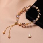 Vintage Purple Pearl Crystal Bracelet_03