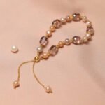 Vintage Purple Pearl Crystal Bracelet_04