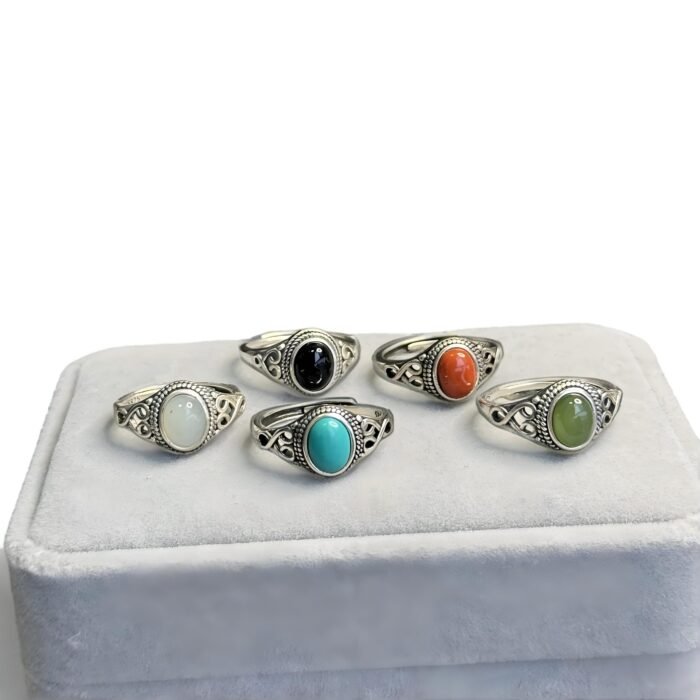 Women’s 925 Sterling Silver Gemstone ring_ main