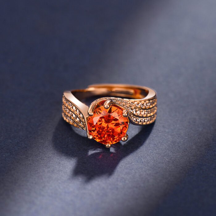 Women's Zircon Ring Necklace (7)