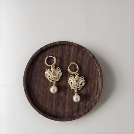 Women's Zirconia Pearl Earrings_Ring02