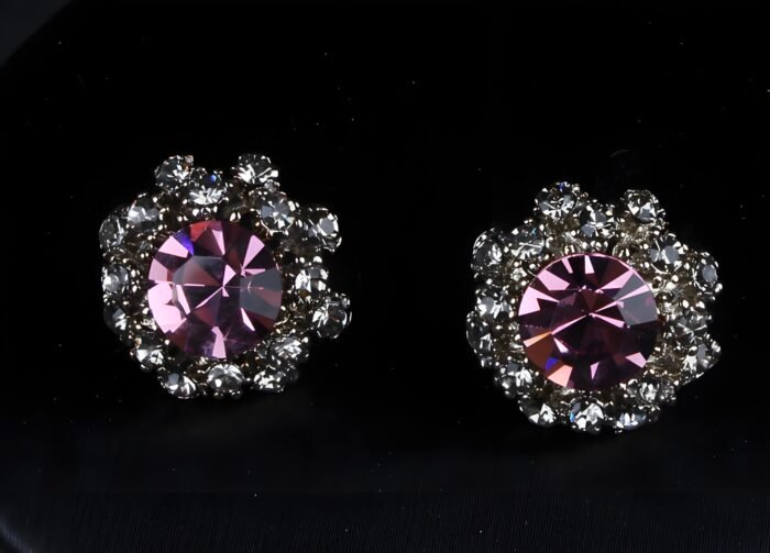 Zircon Crystal necklace Bracelet Earringsset (2)