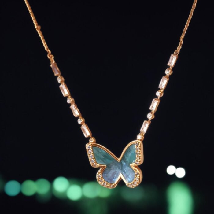 Zirconia Butterfly Necklace_Ring03