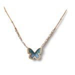 Zirconia Butterfly Necklace_mian