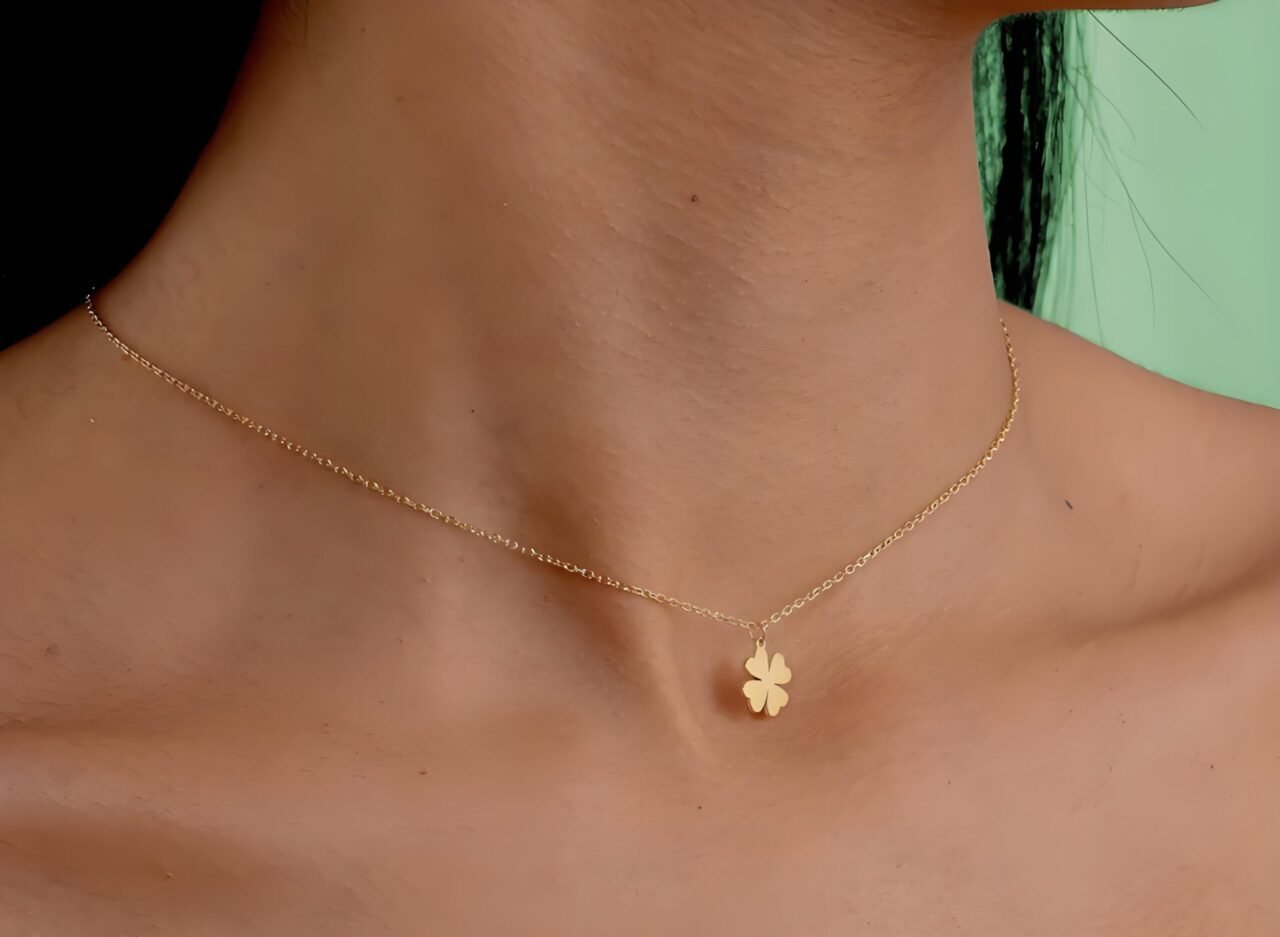Four Leaf Clover Necklace Lucky Clover_Ring01