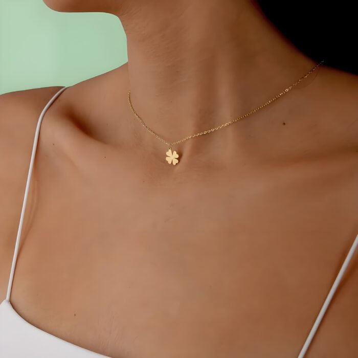 Four Leaf Clover Necklace Lucky Clover_Ring05