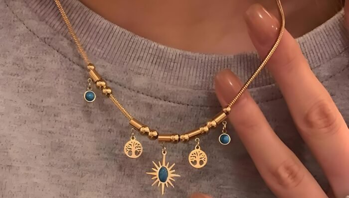 Vintage JewelrySunflower Necklace_Ring02