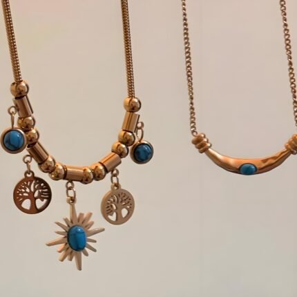 Vintage JewelrySunflower Necklace_Ring03