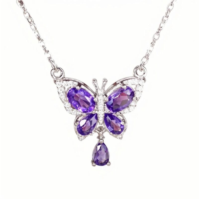 amethyst necklaceGift for her_Main