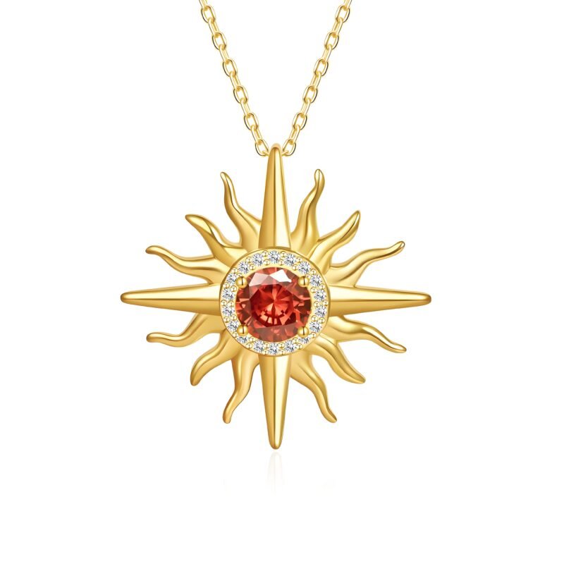 sunflower necklaceGift for her_Ring01