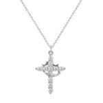 Cross NecklacePendant Necklace Personalized gifts for her_Main