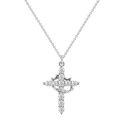 Cross NecklacePendant Necklace Personalized gifts for her_Main