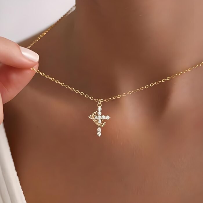 Cross NecklacePendant Necklace Personalized gifts for her_Ring04